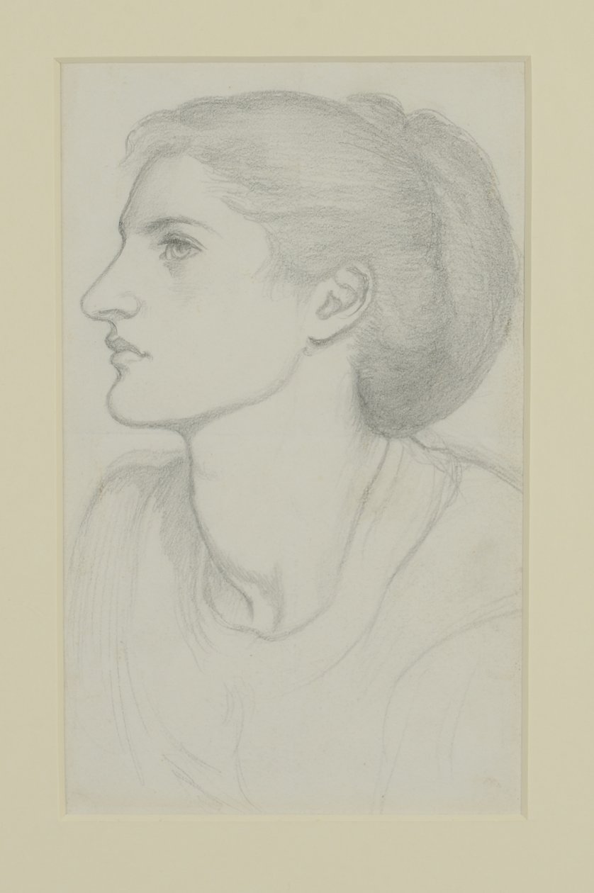 Testa di Donna da Dante Gabriel Charles Rossetti