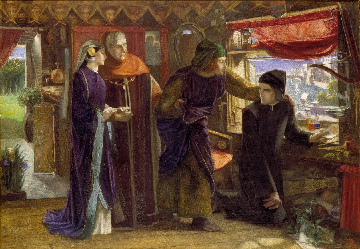 Dante disegna un angelo nell