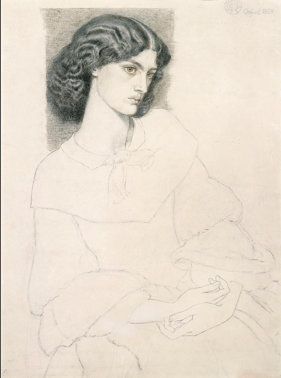 Jane Burden (1840-1914) da Dante Gabriel Rossetti