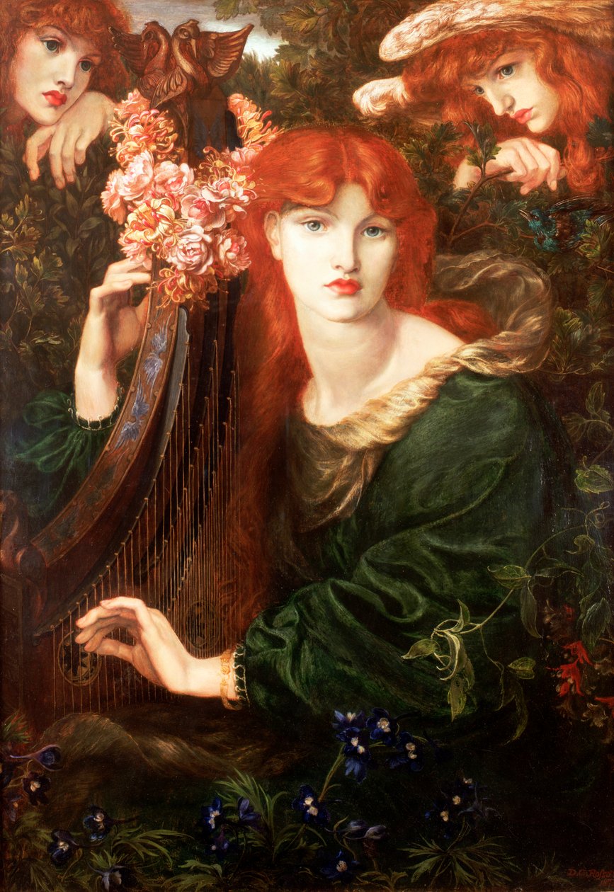 La Ghirlandata, 1873 da Dante Gabriel Rossetti
