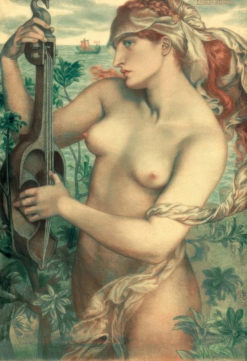 Ligeia Sirena da Dante Gabriel Charles Rossetti