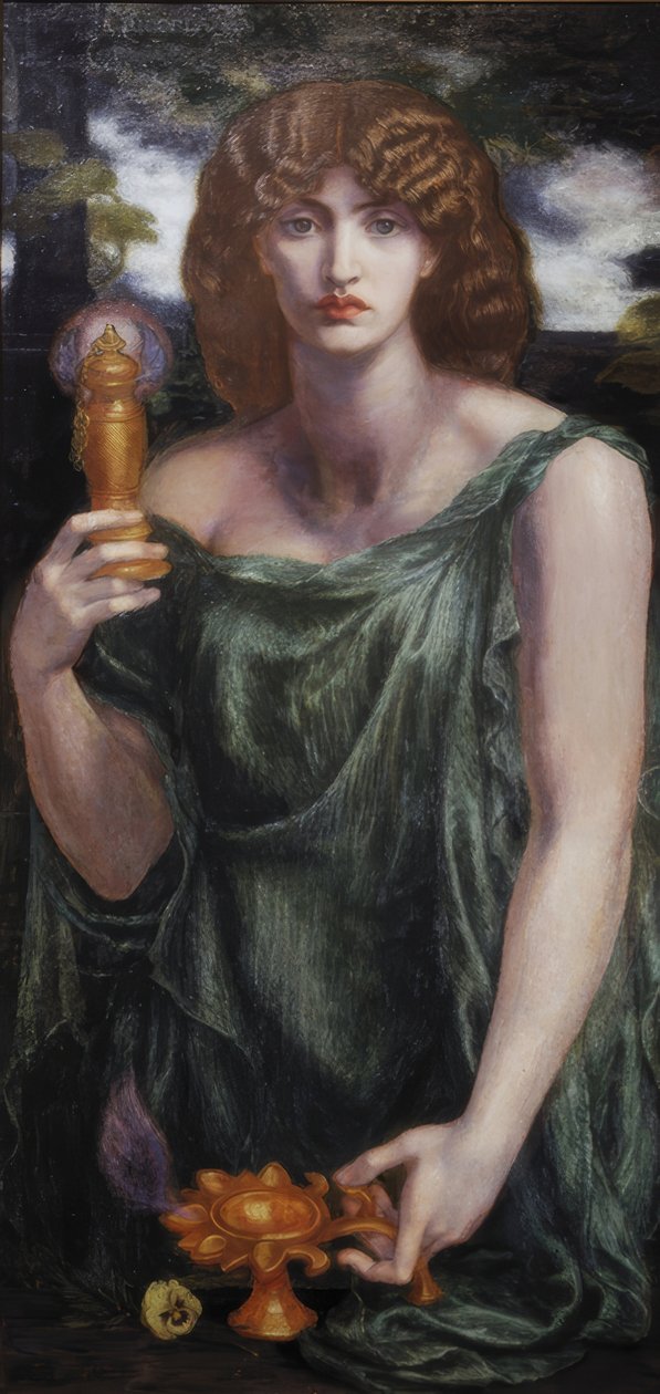 Mnemosine da Dante Gabriel Rossetti