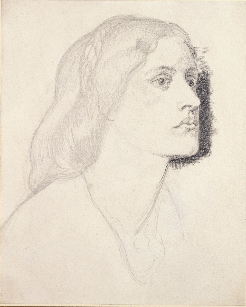 Ritratto di Miss Ruth Herbert, probabilmente 1858 da Dante Gabriel Rossetti