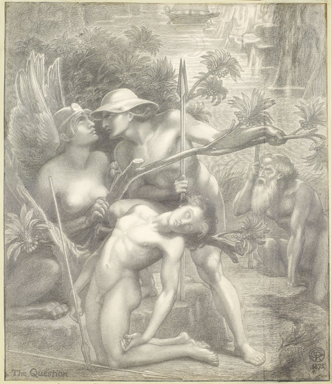 La domanda, la sfinge da Dante Gabriel Rossetti