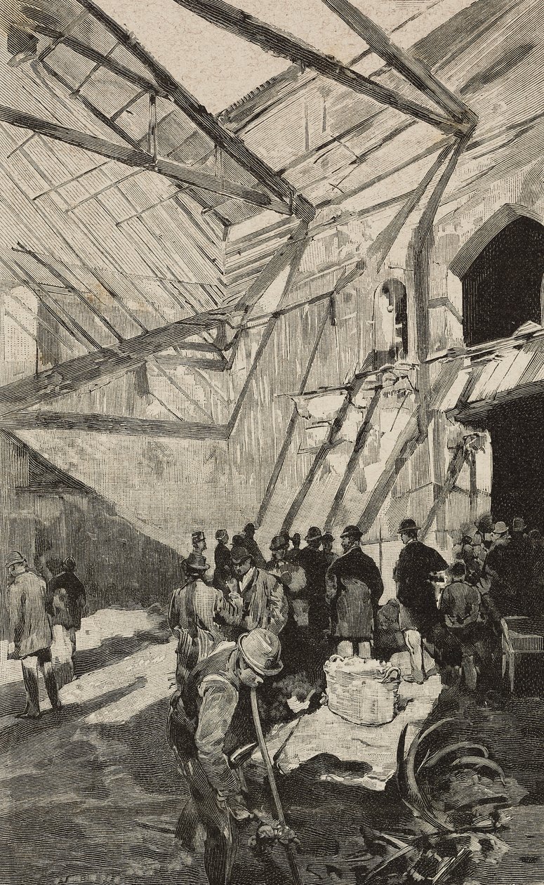 Resti del Teatro Israeliano dopo l