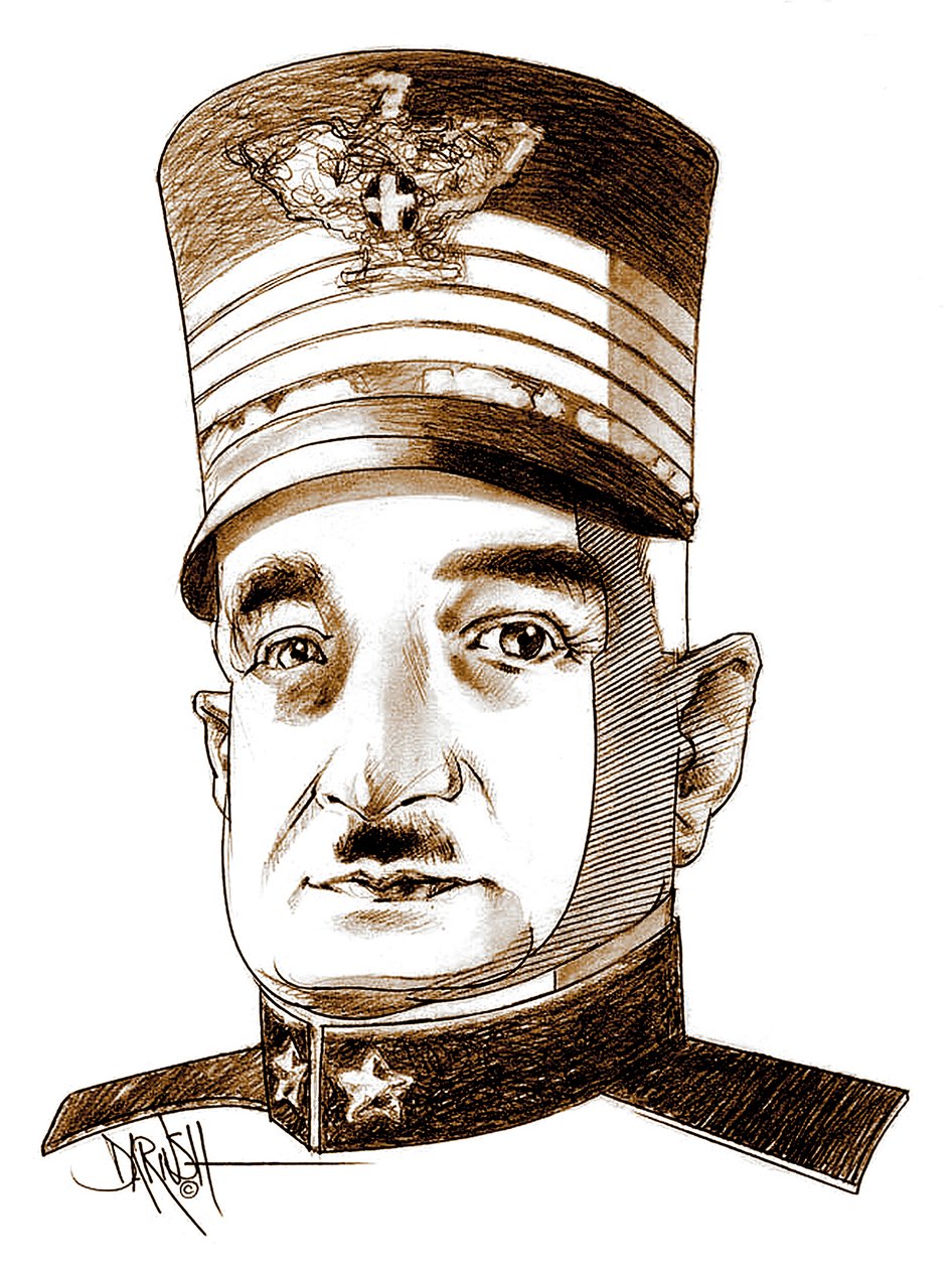 Armando Diaz, 2003 (disegno digitale a matita colorata) da Dariush Radpour