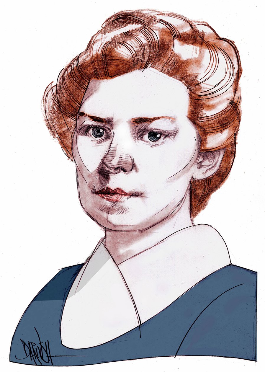 Ethel Lilian Boole Voynich, 2013 (disegno digitale a matita colorata) da Dariush Radpour