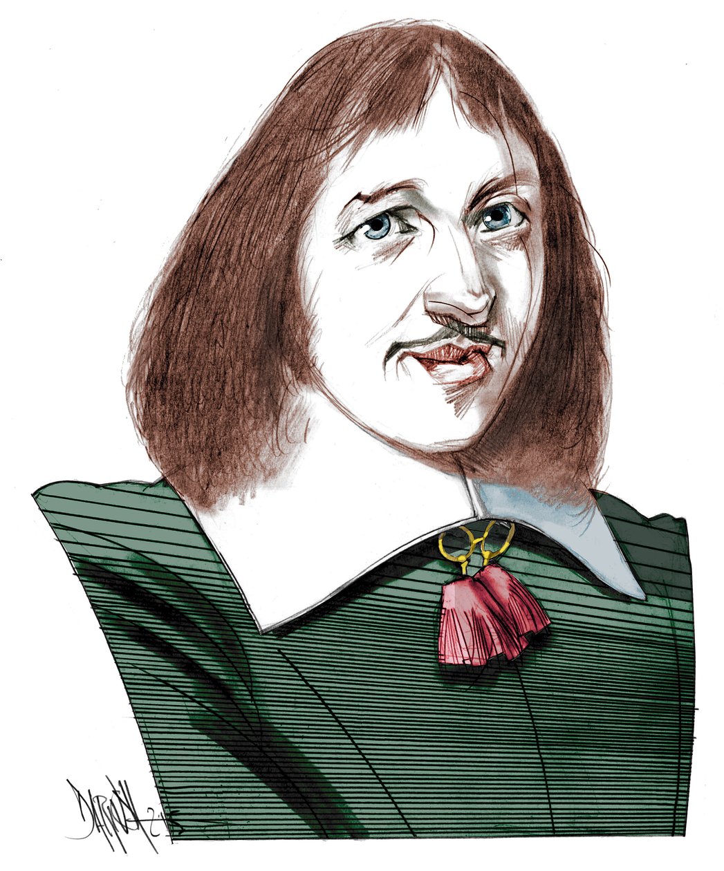 Ritratto di Francois Vatel (1631 -1671) (Fritz Karl Watel) da Dariush Radpour