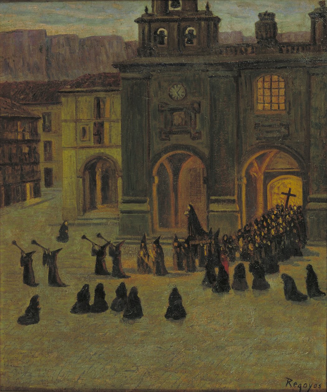 Mattina del Venerdì Santo a Orduña da Darío de Regoyos