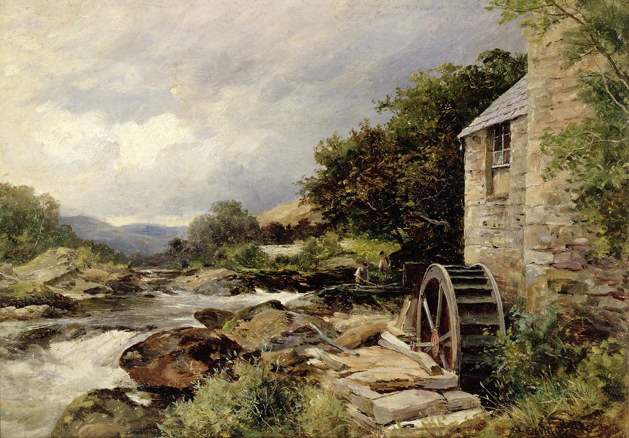 Il mulino sul Llugwy, Capel Curig da David Bates