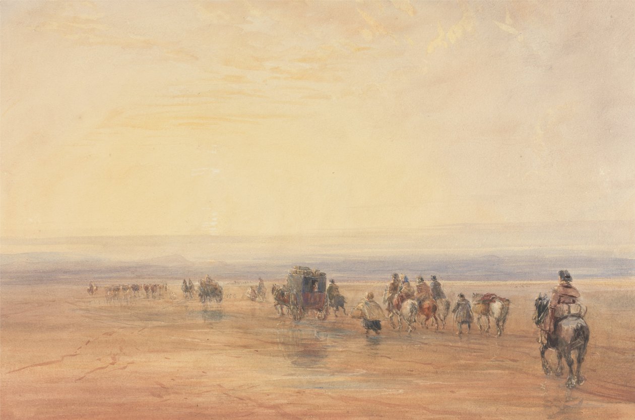 Attraversando le sabbie di Lancaster da David Cox