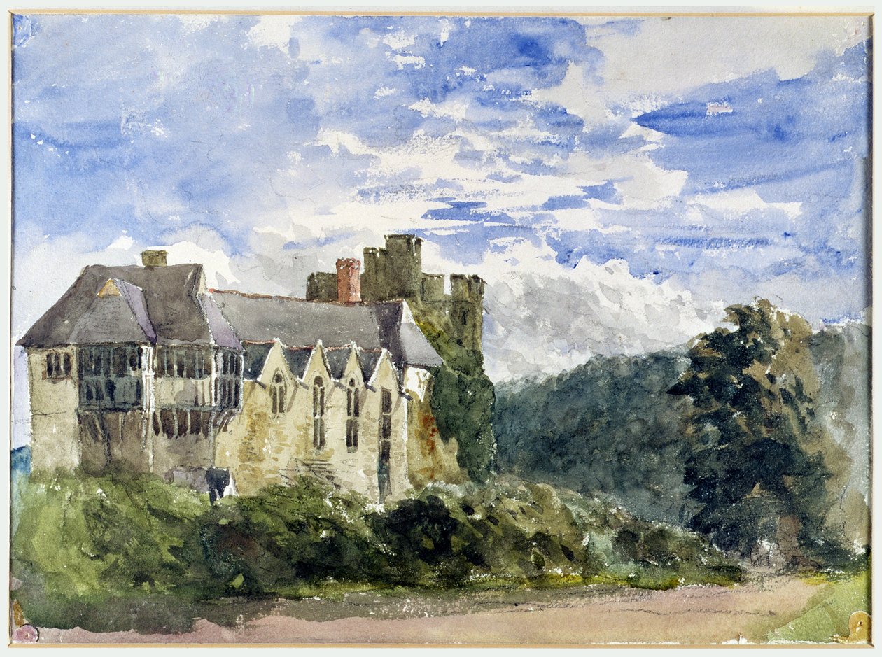 Castello e Abbazia di Stokesay da David Cox