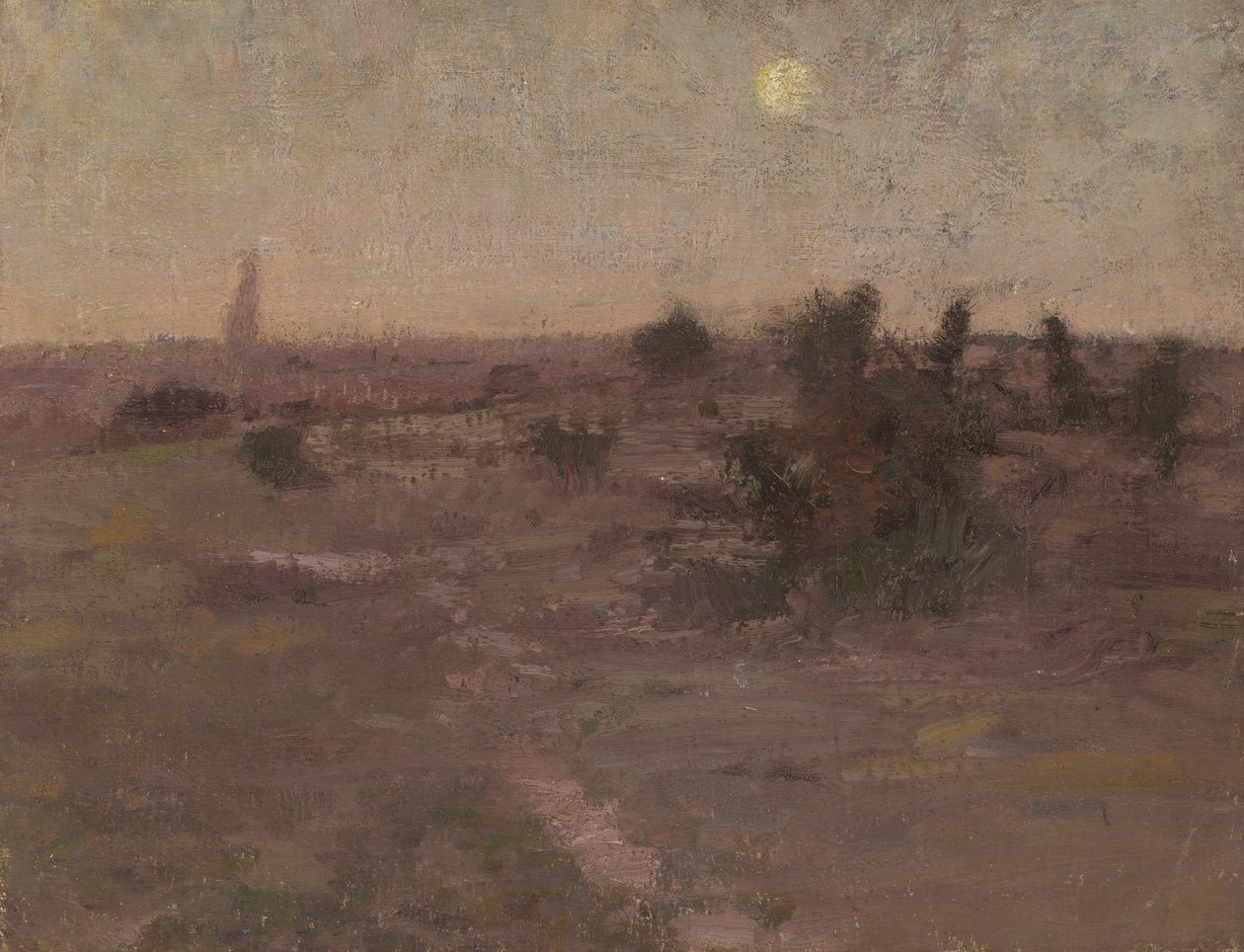 Sorgere della luna, Templestowe da David Davies