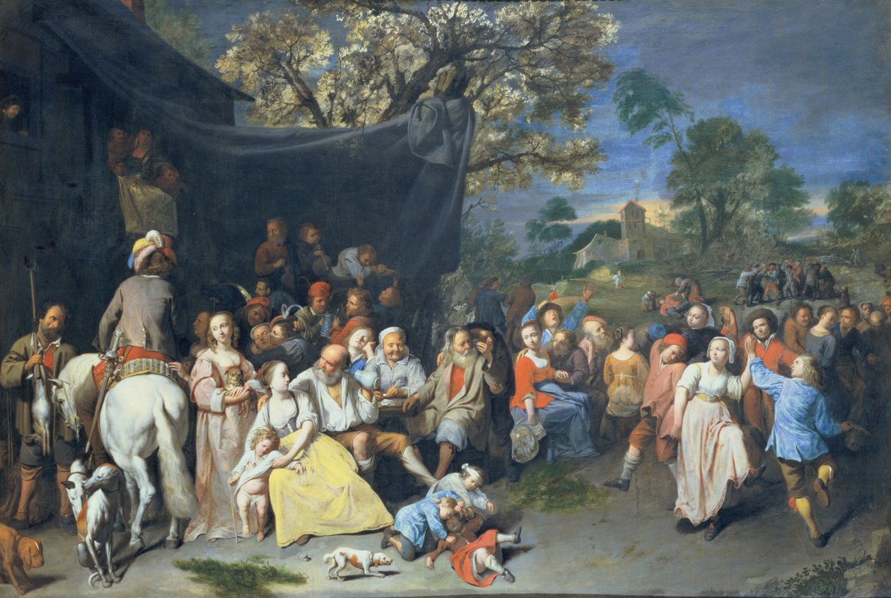 Festa contadina, 1649 da David III Ryckaert