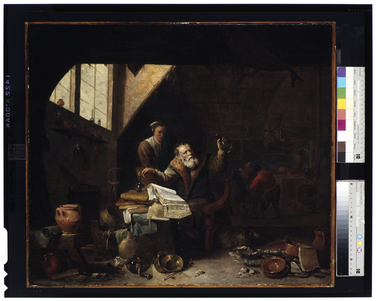Il ciarlatano, c.1640 da David III Ryckaert