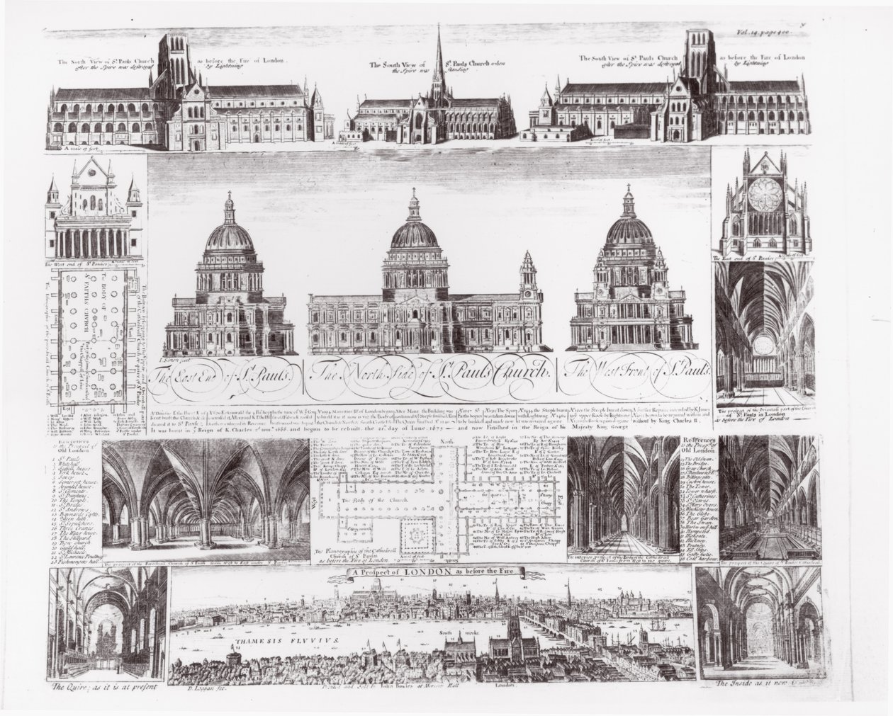 Cattedrale di San Paolo da David Loggan