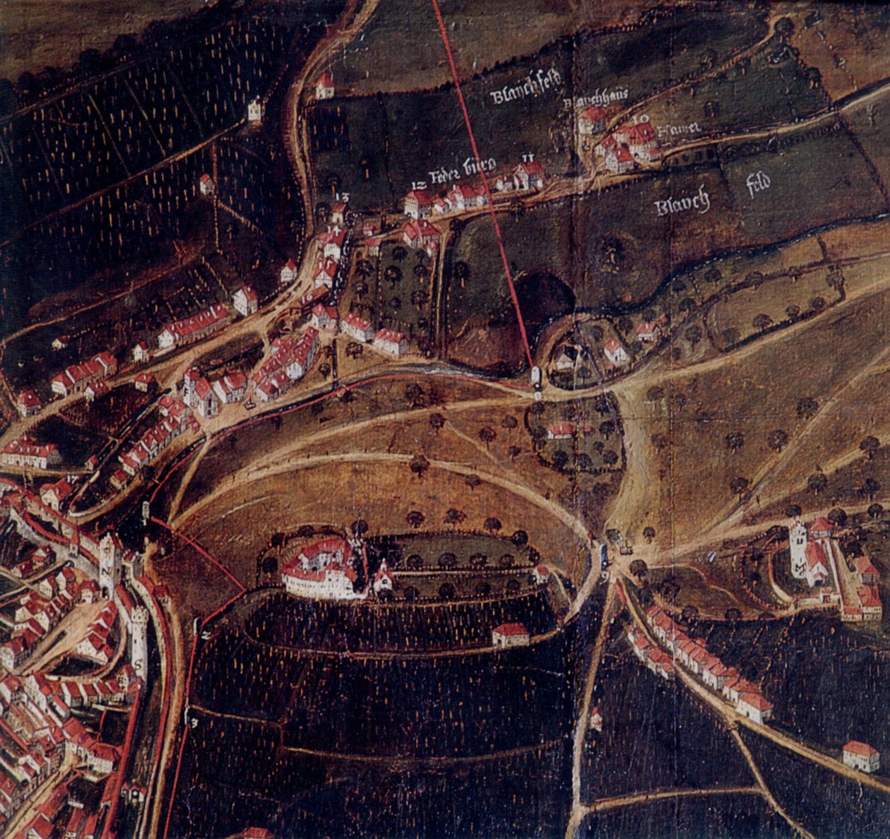 Sobborgo di Ölschwang, Veitsburg da David Mieser
