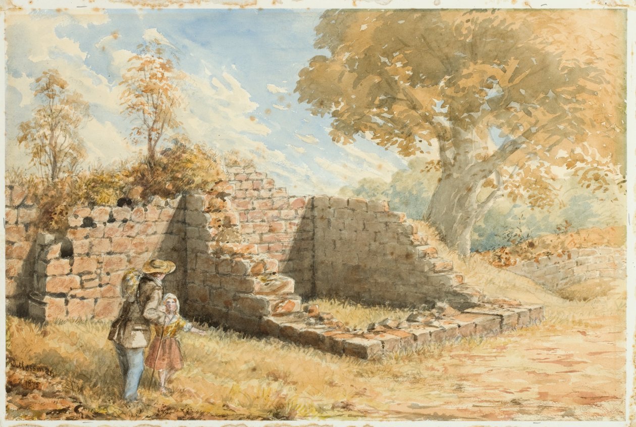 Muro romano - Torretta sulla fattoria Blackcarts da David Mossman