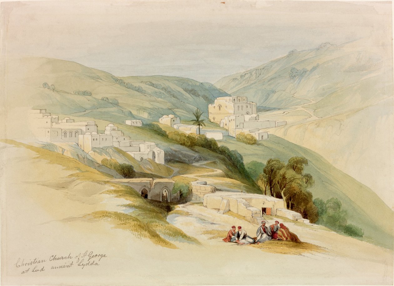 La chiesa di San Giorgio, Ludd, Palestina (L