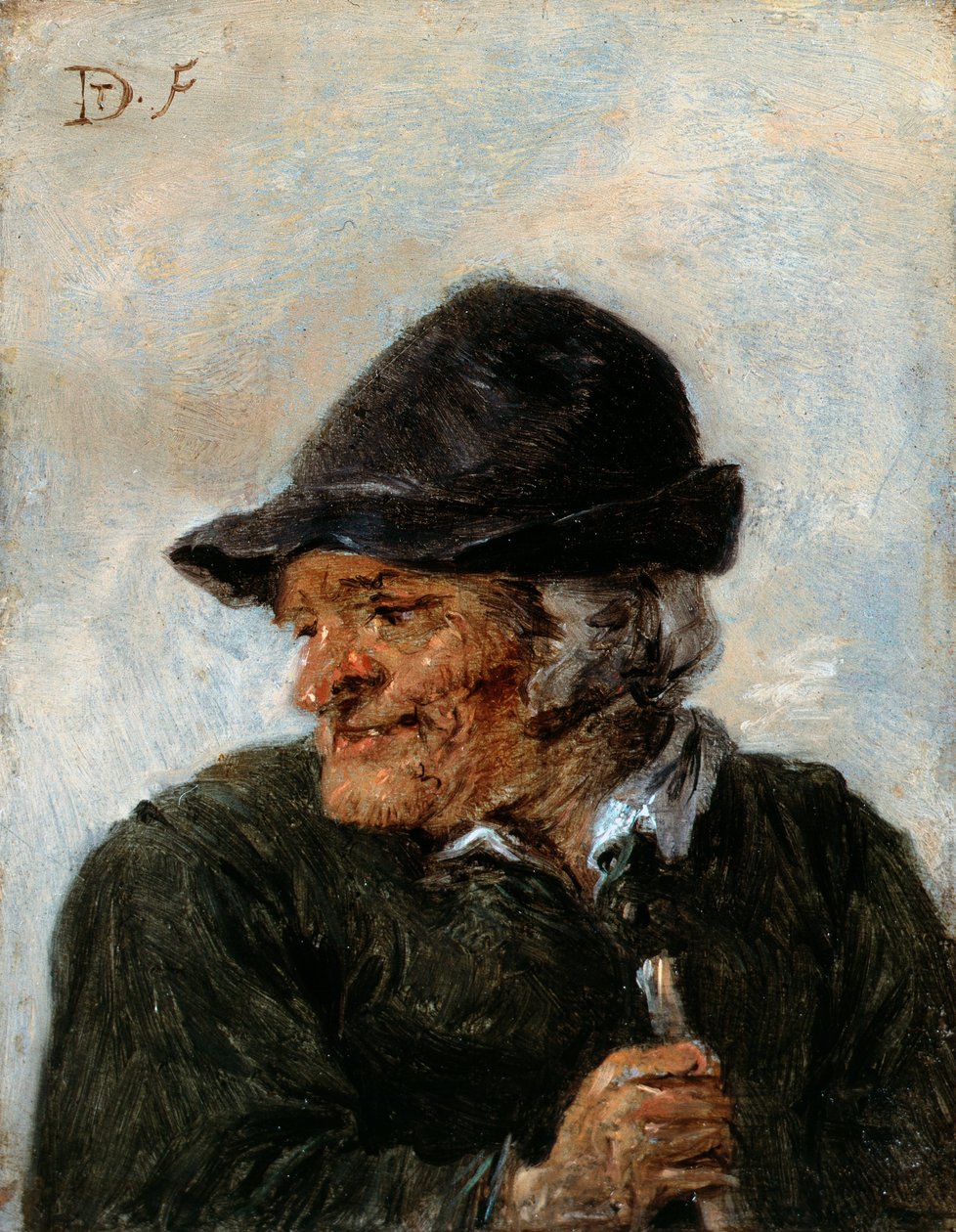 Un contadino da David Teniers the Younger