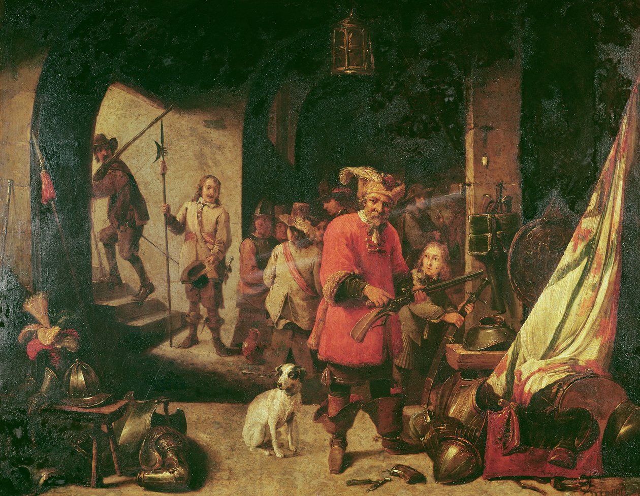 Deposito di armi, 1667 da David Teniers the Younger
