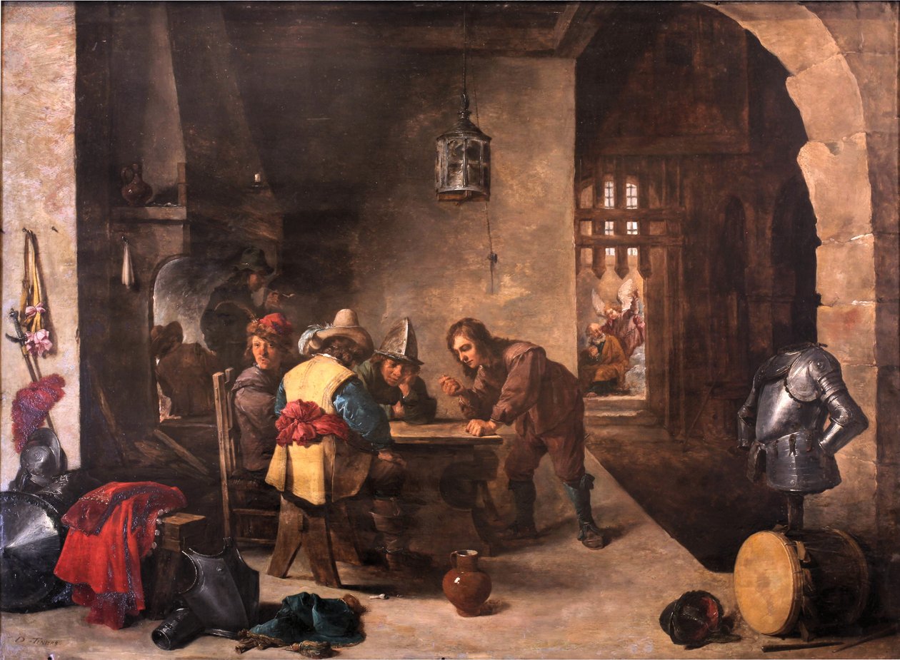Guardia con San Pietro liberato da David Teniers the Younger