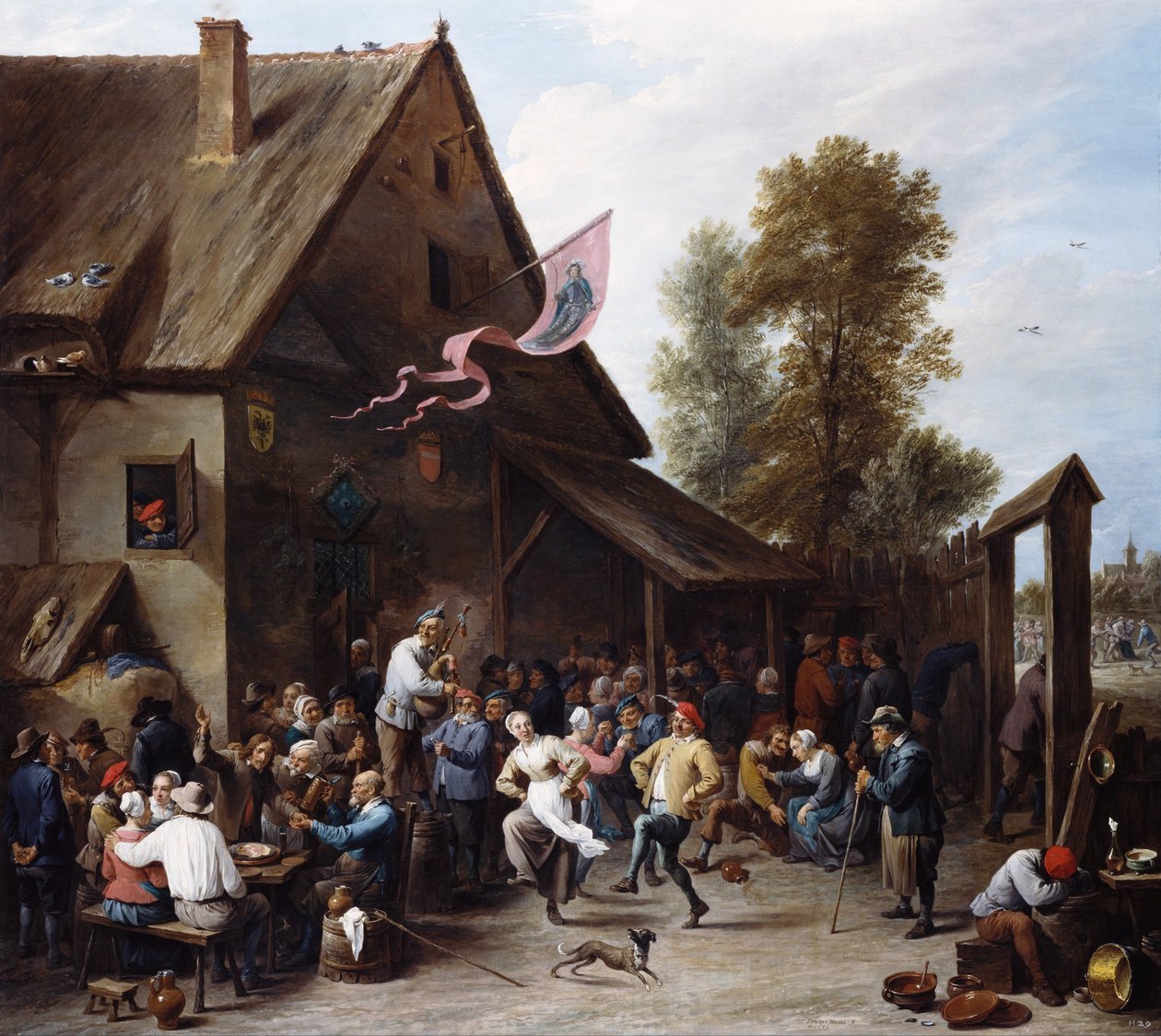 Kermesse nel giorno di San Giorgio da David Teniers the Younger