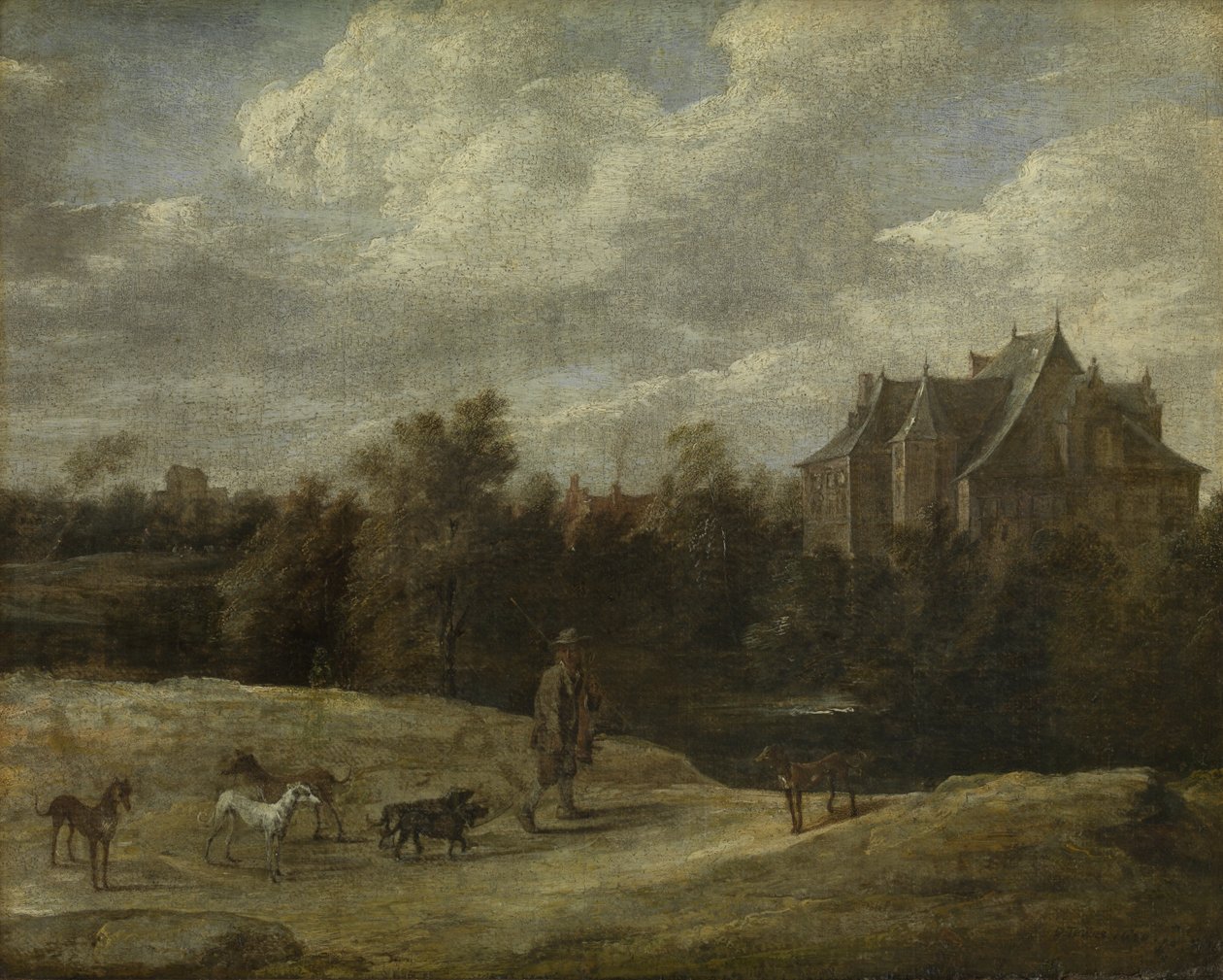 Ritorno dalla caccia da David Teniers the Younger