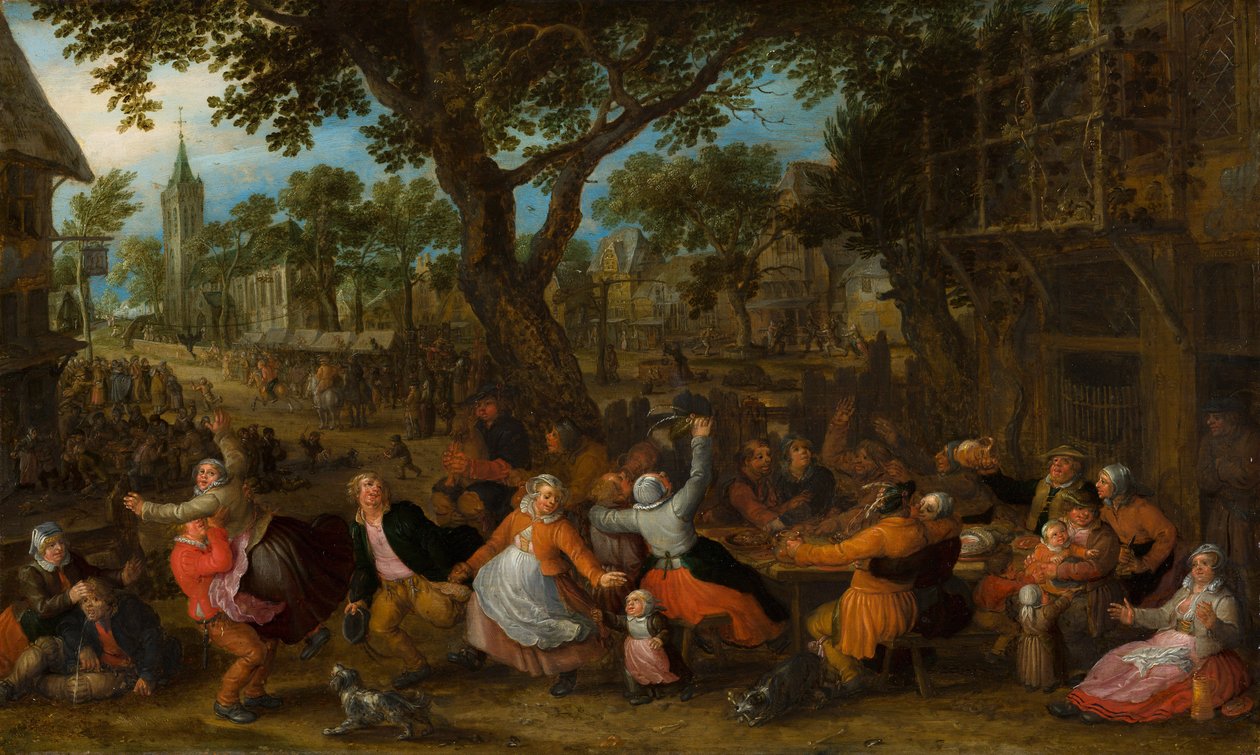 Fiera di paese da David Vinckboons
