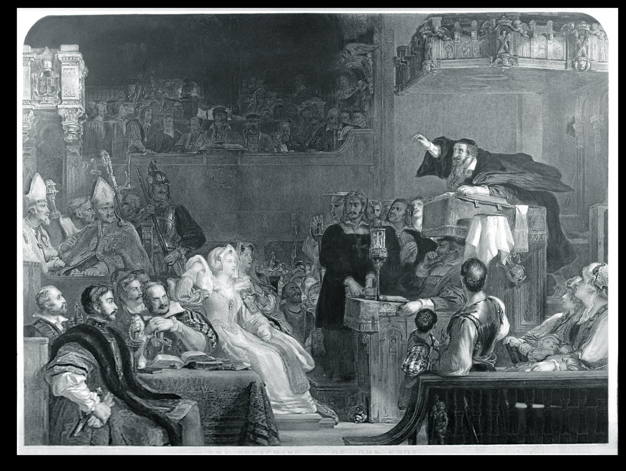 La predicazione di John Knox, c.1837 da David Wilkie