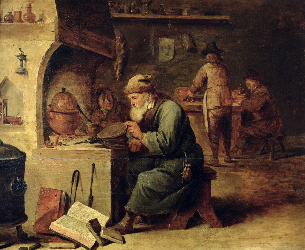 Un Alchimista da David Teniers the Younger