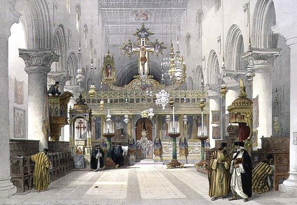 Cappella del Convento di Santa Caterina sul Monte Sinai, 21 febbraio 1839, tavola 112 da Volume III di 