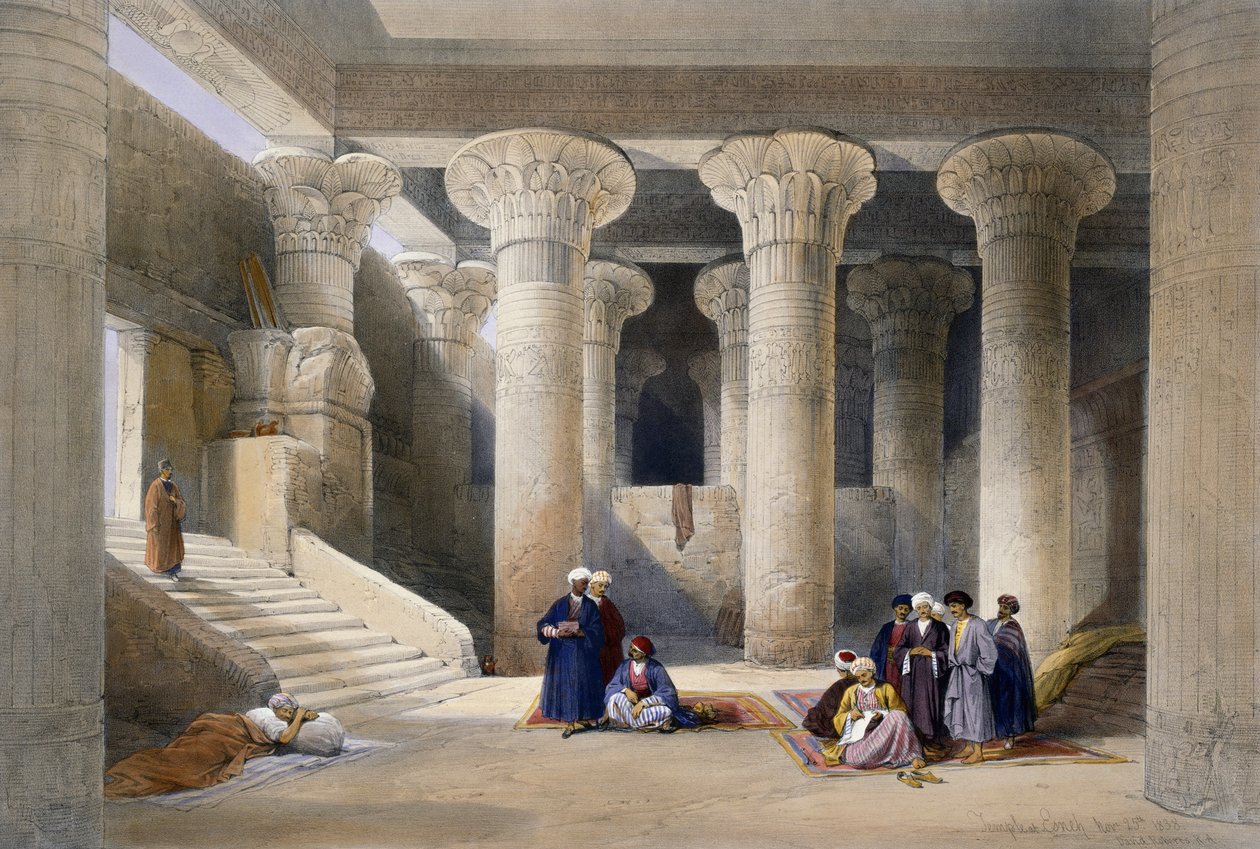 Tempio di Esna, 25 novembre da David (after) Roberts