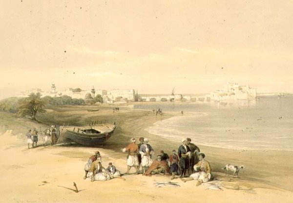 Sarda, antica Sidone, 28 aprile 1839, tavola 73 dal Volume II di 