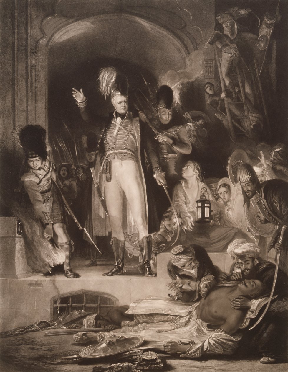 Sir David Baird scopre il corpo di Tipu Sultan da David (after) Wilkie