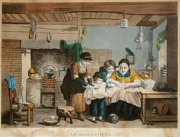 Il Dito Tagliato, inciso da Joly, c.1830-40 da David (after) Wilkie