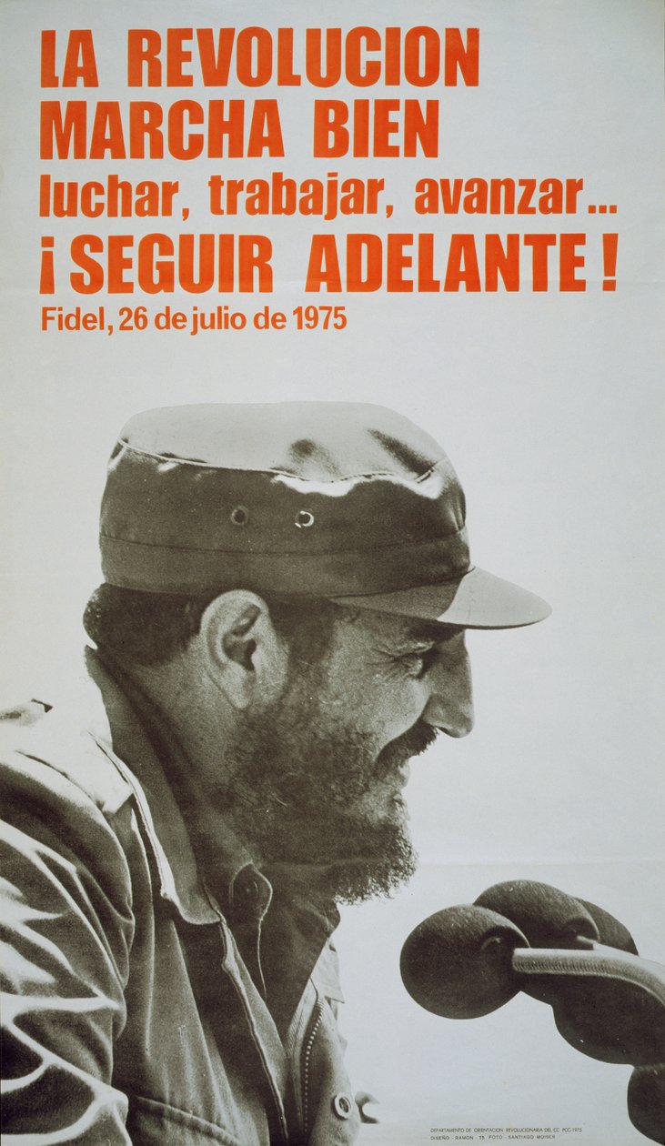 Manifesto con Fidel Castro da John Ward Dunsmore