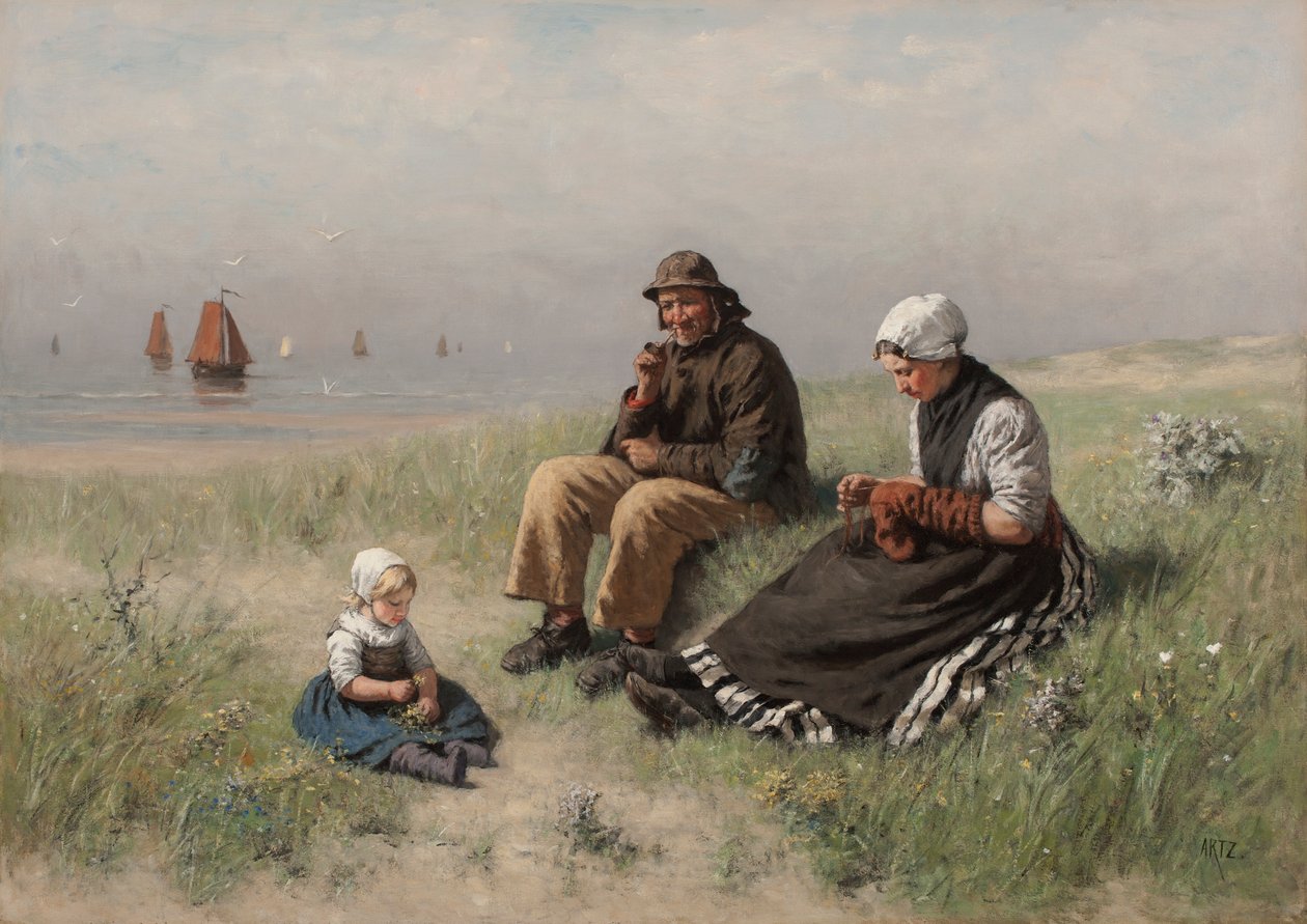 Sulla Sabbia a Scheveningen da David Adolph Constant Artz