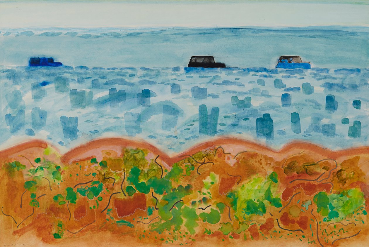Auto e Saltbush, Australia da David Alan Redpath Michie