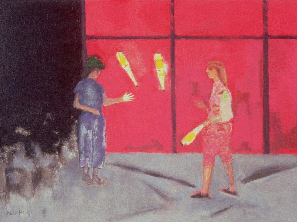 Giocolieri al Beaubourg da David Alan Redpath Michie