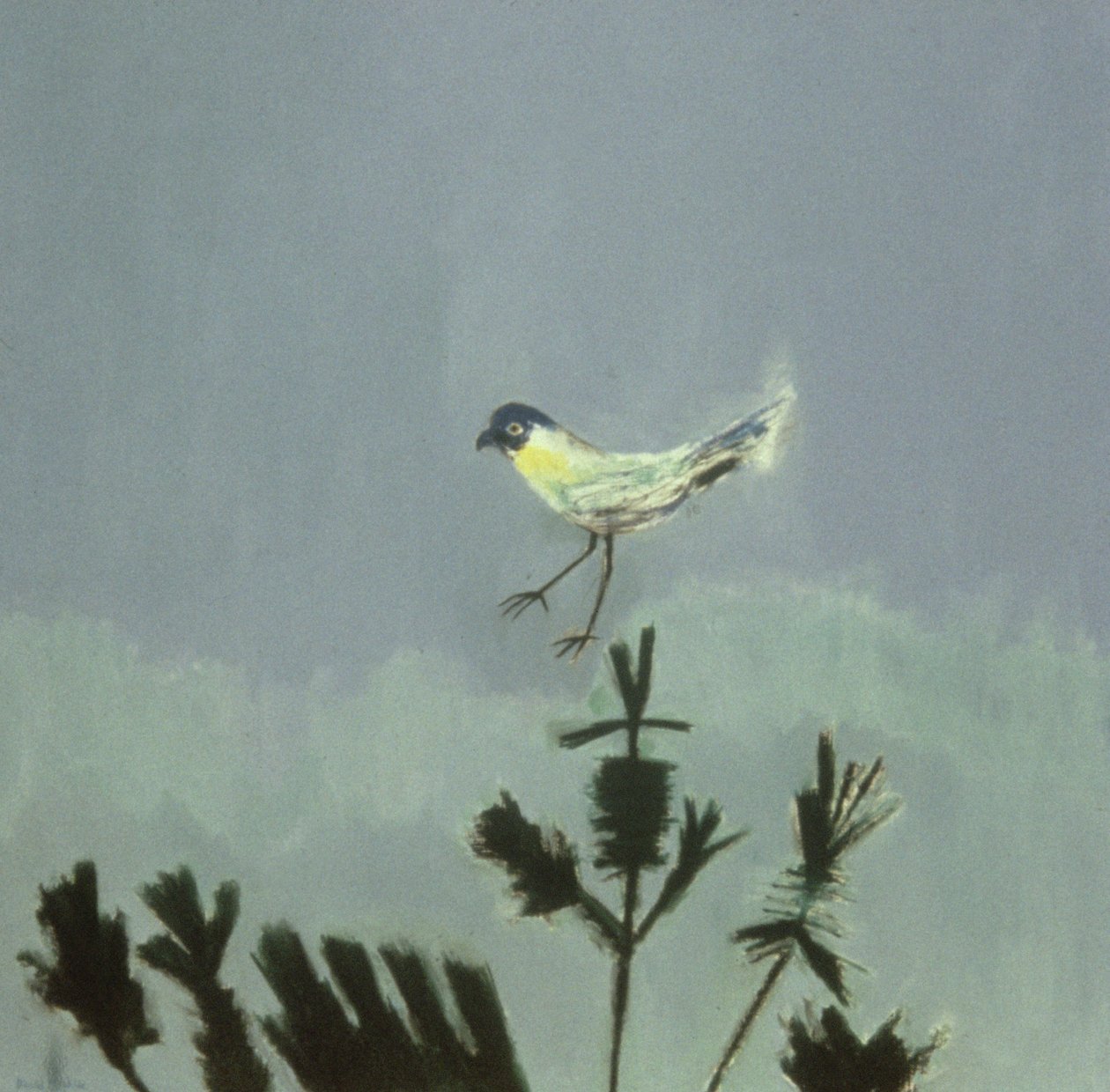 Strano uccello che atterra da David Alan Redpath Michie