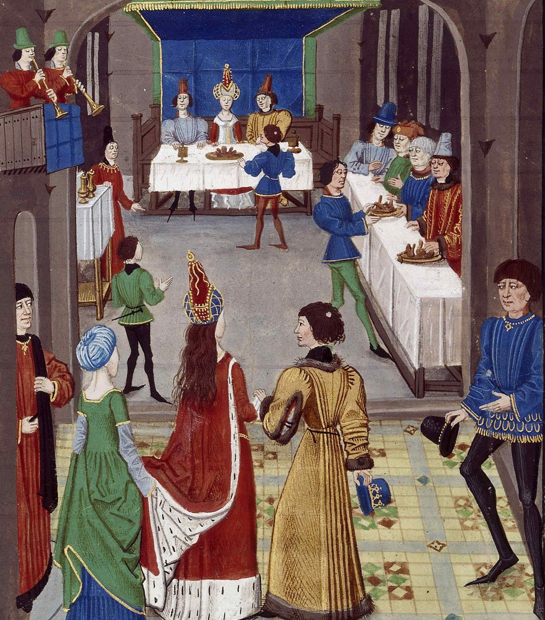 Il matrimonio. Da: Renaud de Montauban, ca 1465 da David Aubert