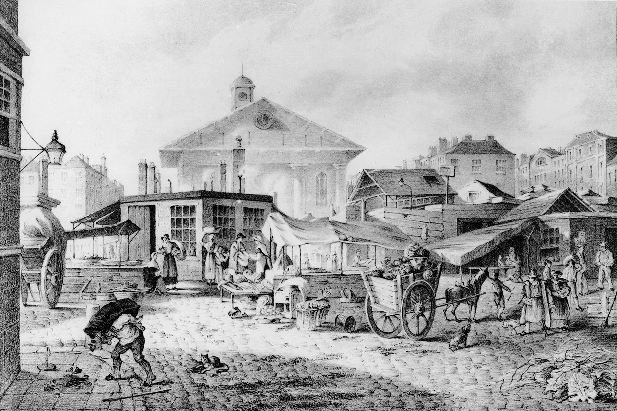 Mercato di Covent Garden, 1824 da David Barber