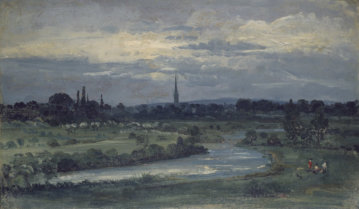 Vista dalla Casa di Pugin vicino a Salisbury da David Charles Read