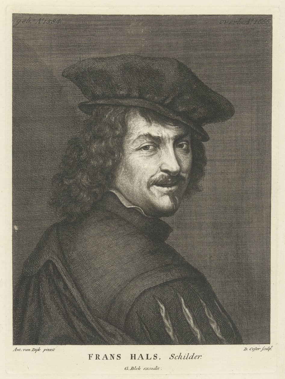 Ritratto del pittore Frans Hals da David Coster