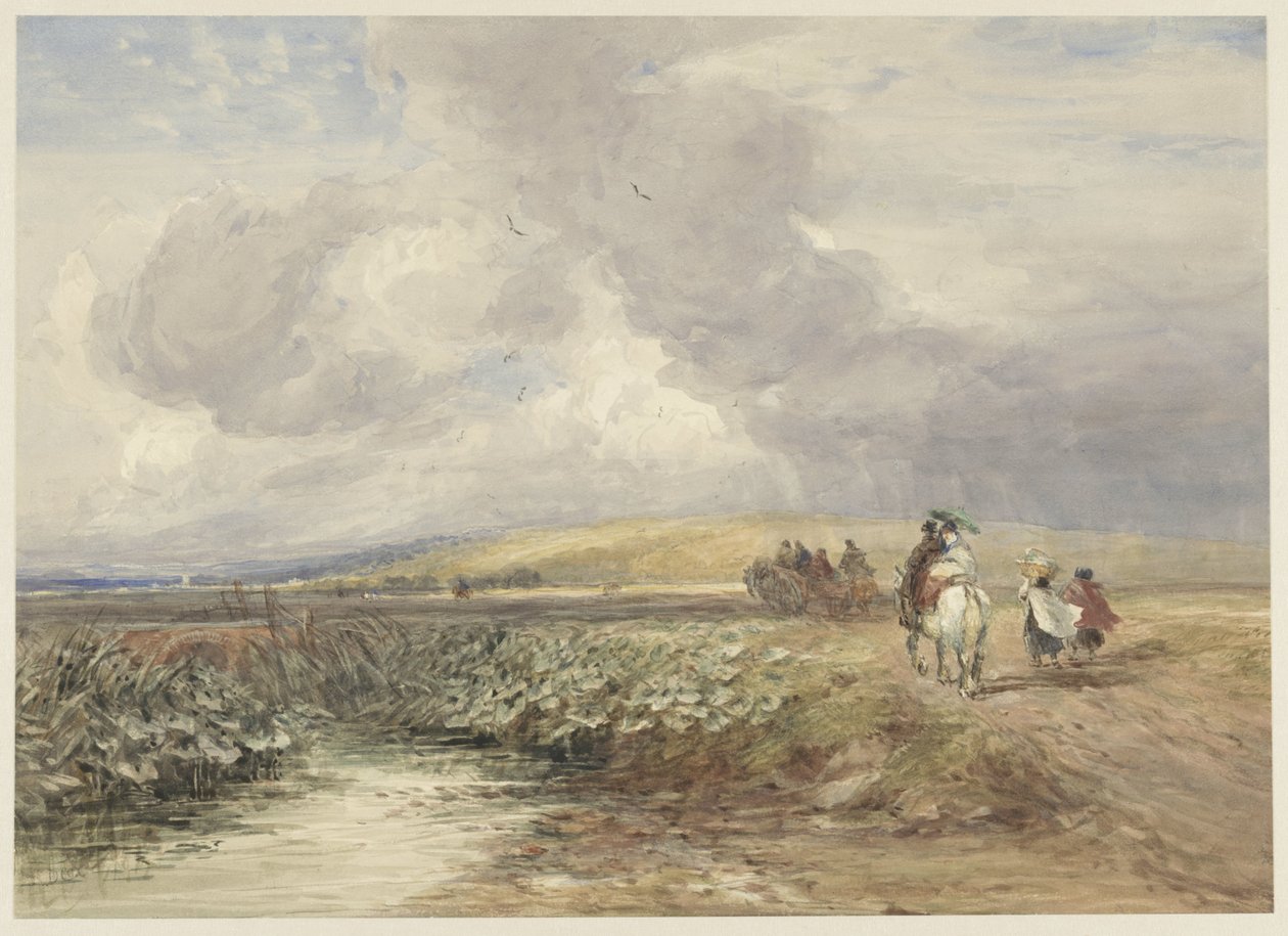 Paesaggio con viaggiatori da David Cox (I)