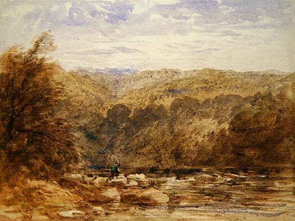 Un Fiume del Derbyshire da David Cox
