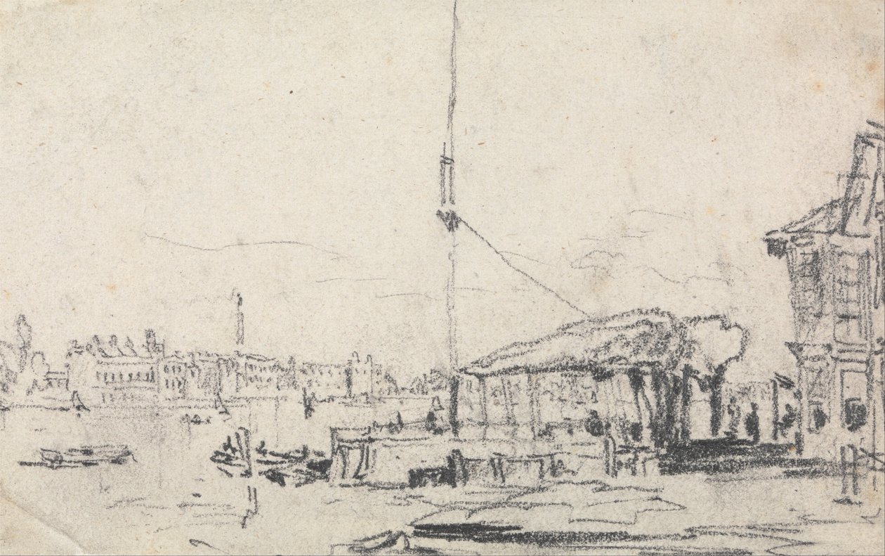 Una vista sulla Schelda da David Cox