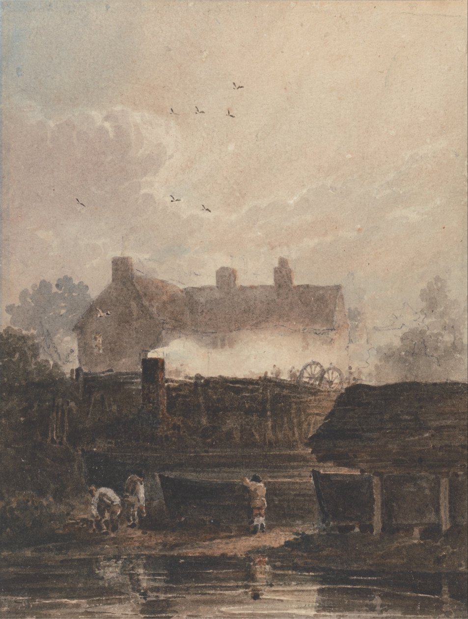 Costruzione di barche - Dockyard di Birmingham da David Cox