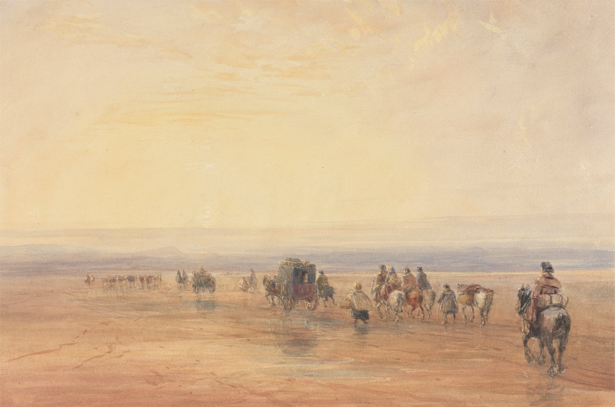 Attraversando le Sabbie di Lancaster da David Cox